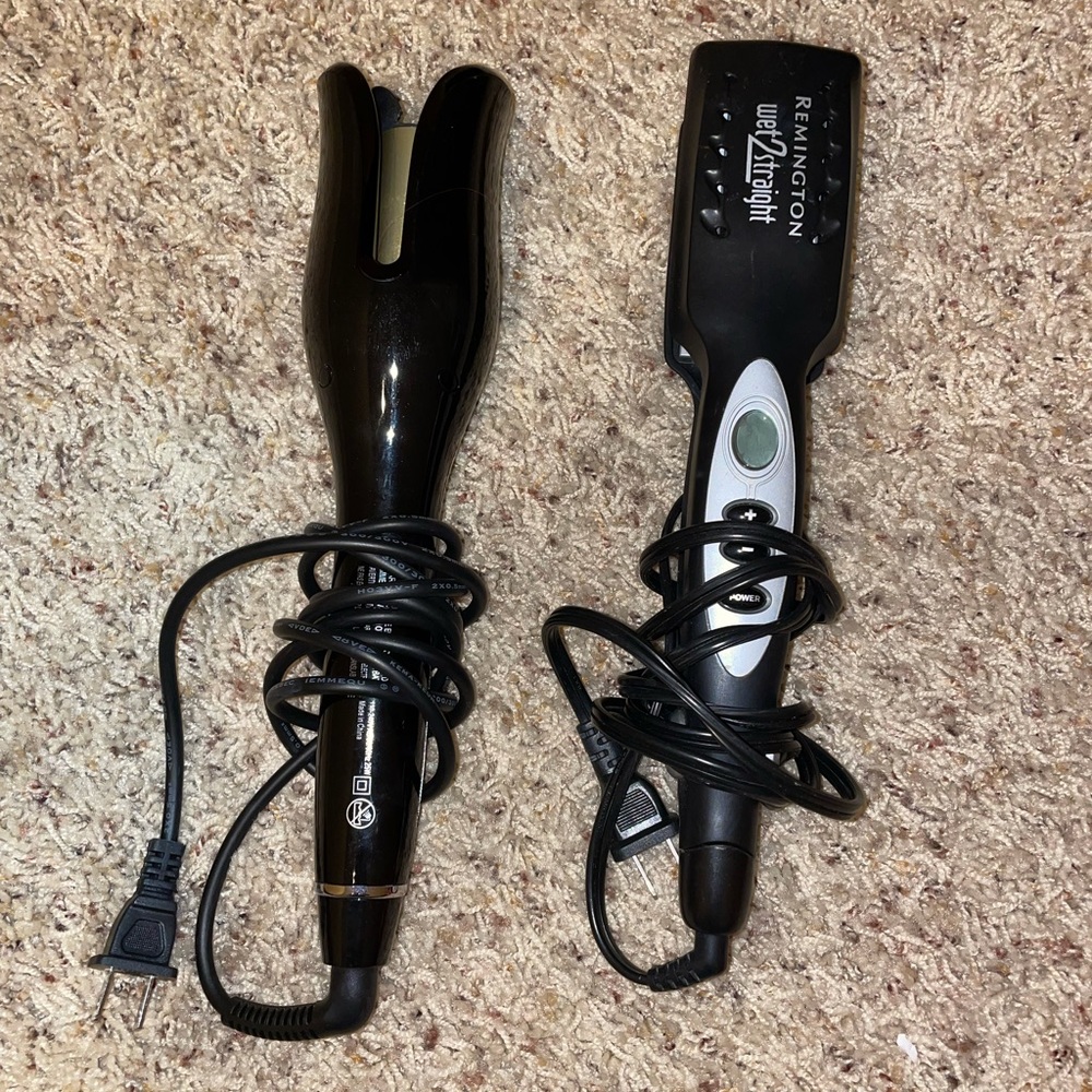 Auto hair curler & straightener